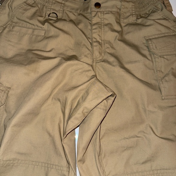 5.11 Tactical Series Womens Pants Size 12 Beige Cargo Ripstop Canvas Taclite Pro - Picture 4 of 10